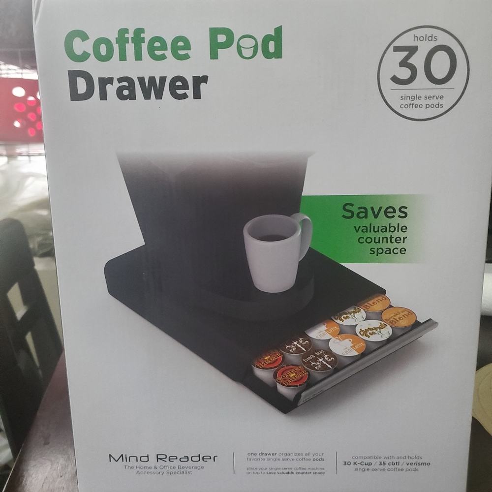 Coffe pods drawer!